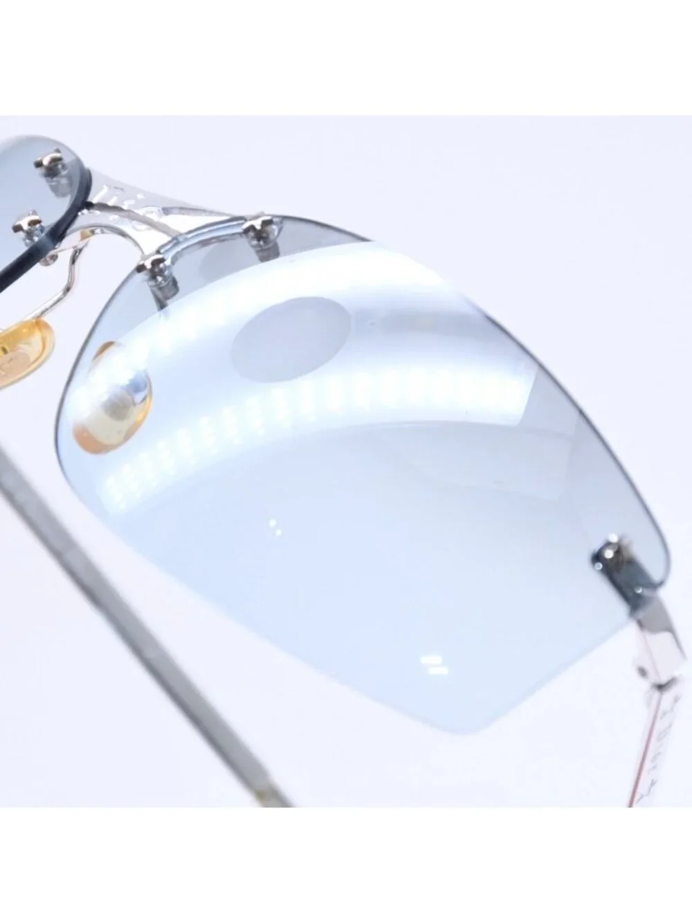 Dior Pop Rimless Sunglasses Gray Silver Eyewear